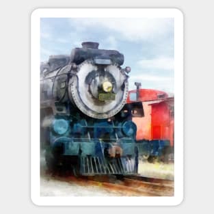 Trains - Locomotive and Caboose Sticker